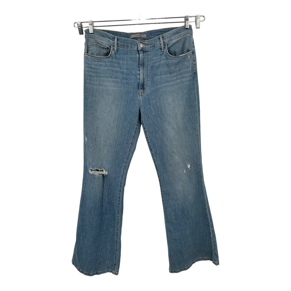 Joe's Jeans Neha high rise flare leg denim blue size 34